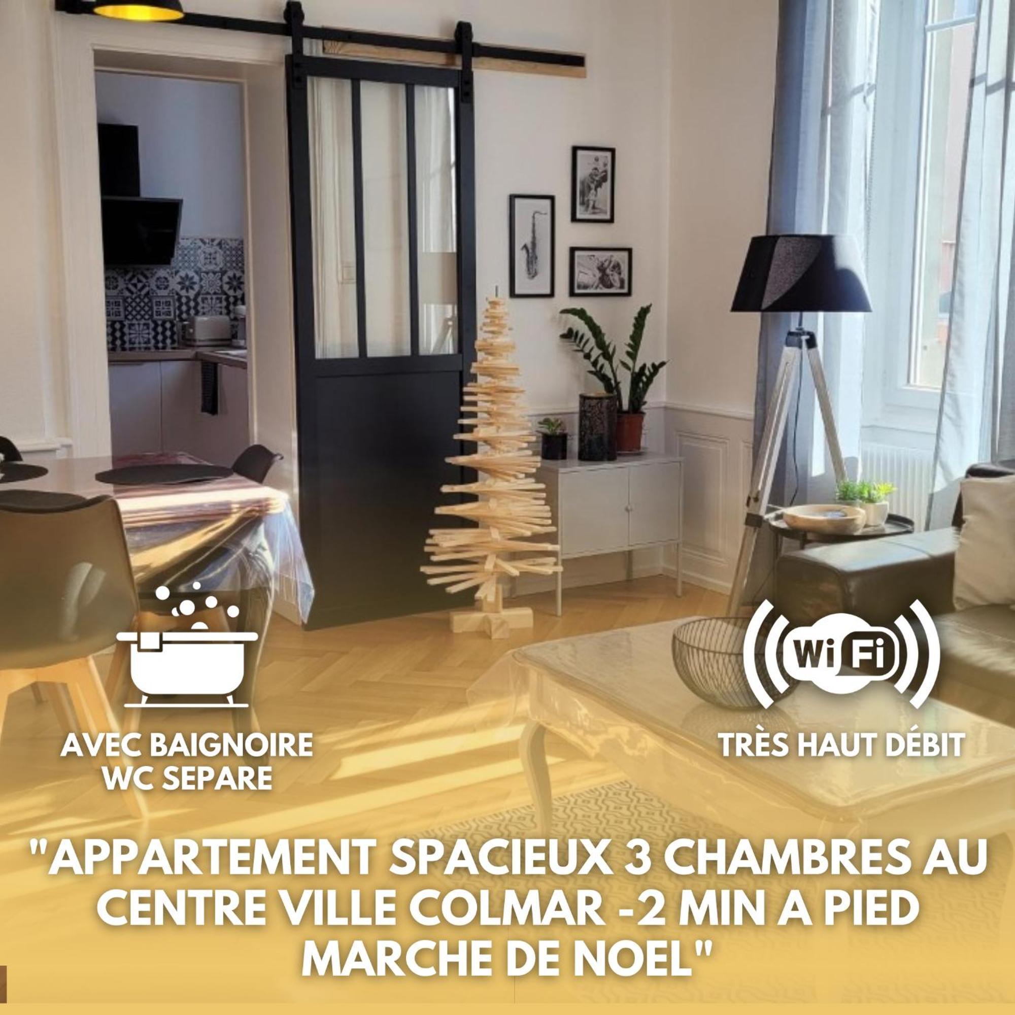 Colmar Centre Ville 6 Couchages 3 Grandes Chambres Exterior photo